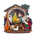 Globo di Neve Natalizio con Musica e Sacra Famiglia 18 cm - Goodwill