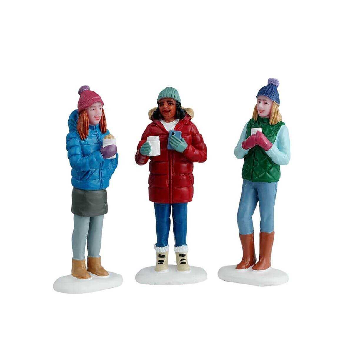 Set Tre Amiche con Cioccolata Calda 6.8 h cm - Lemax