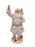 Babbo Natale in Resina con Dettagli Luminosi 44 h cm
