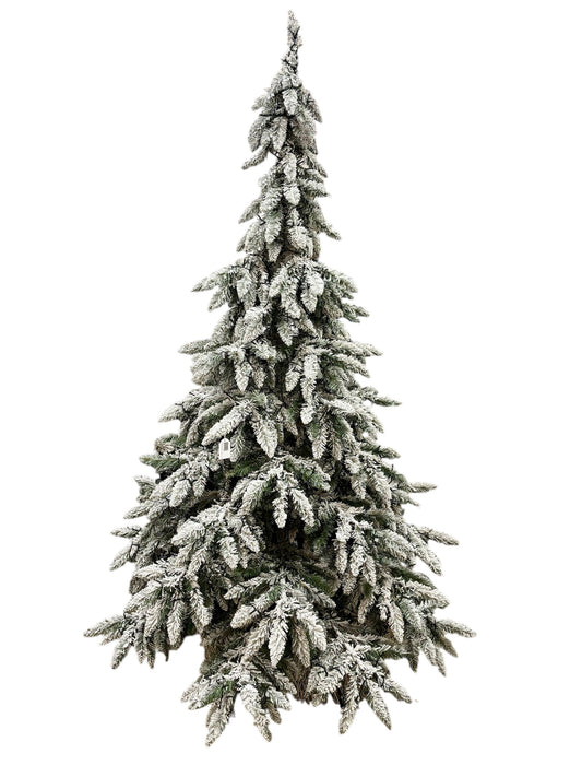 Albero di Natale Innevato con Rami Realistici 2.10 mt.