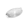 Vassoio Formaggio Ovale in Vetro 38x26 cm - IVV