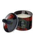 Candela Profumata in Vetro Nero con Coperchio Pagoda 260 gr  – Linea Baccarat, Hervit