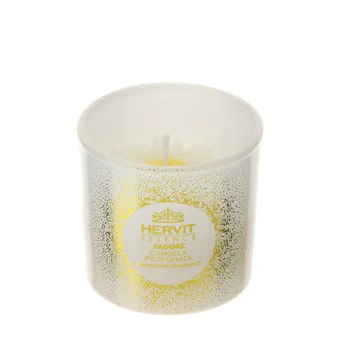 Candela Profumata Daisy J’adore in Vetro 38 g Ø5 cm - Hervit