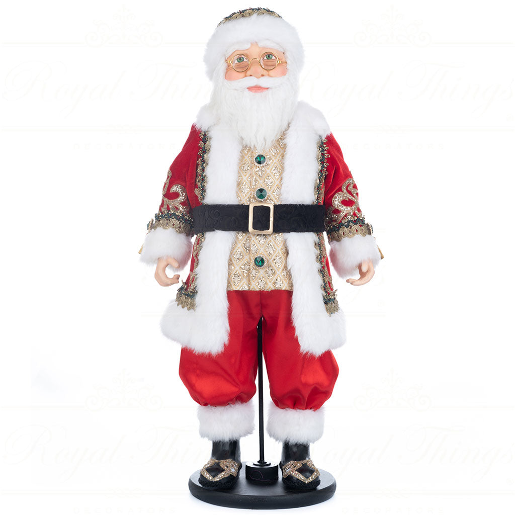 Christmas in The City Santa 65 h cm - Katherine Collection