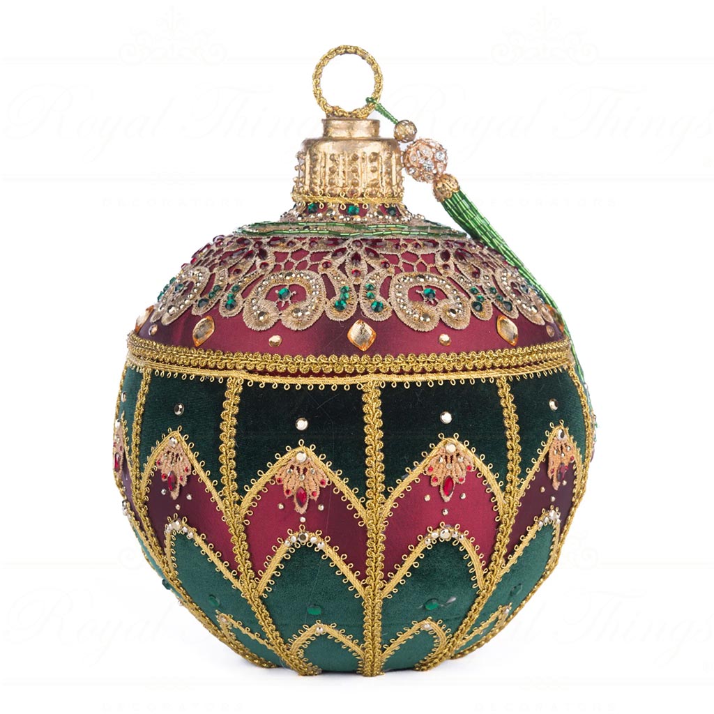 Christmas Castle Scatola a Sfera 32 cm - Katherine Collection