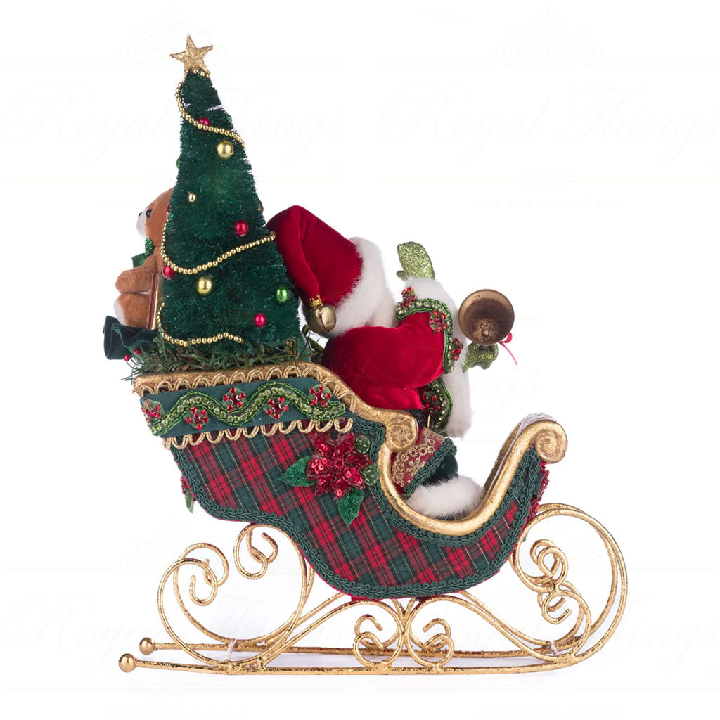 Slitta Natalizia Holiday Magic da Tavolo 37 cm - Katherine Collection