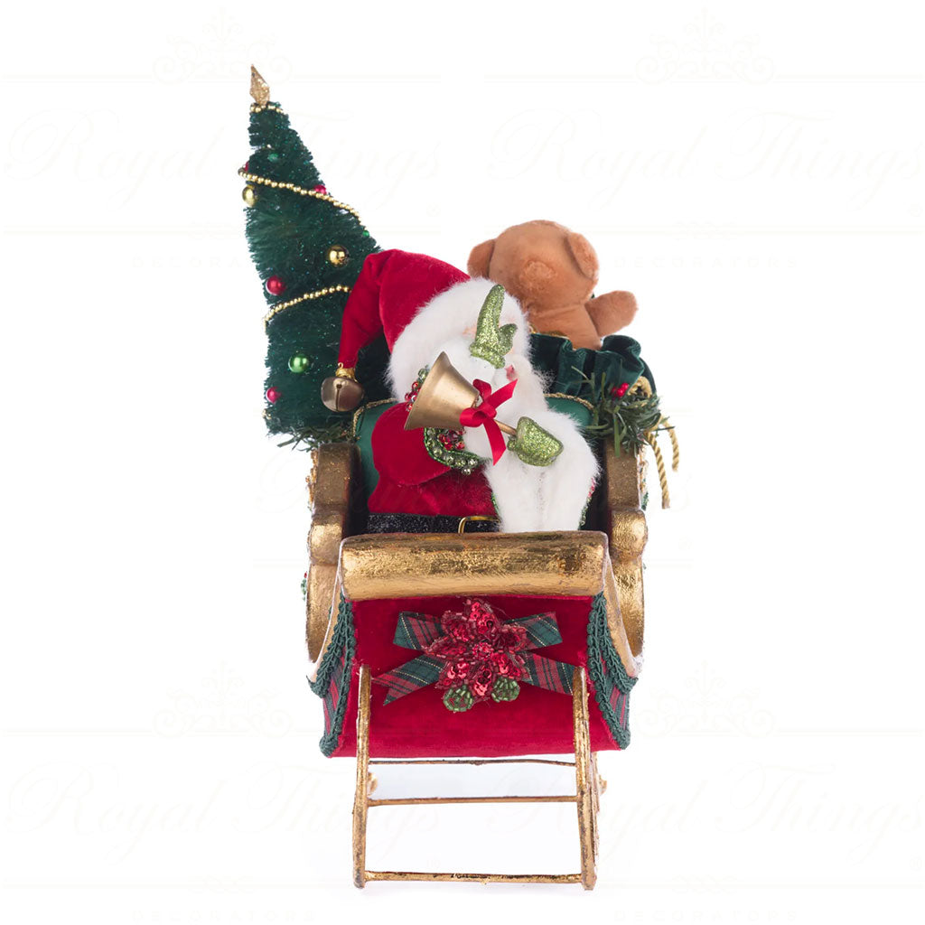 Slitta Natalizia Holiday Magic da Tavolo 37 cm - Katherine Collection