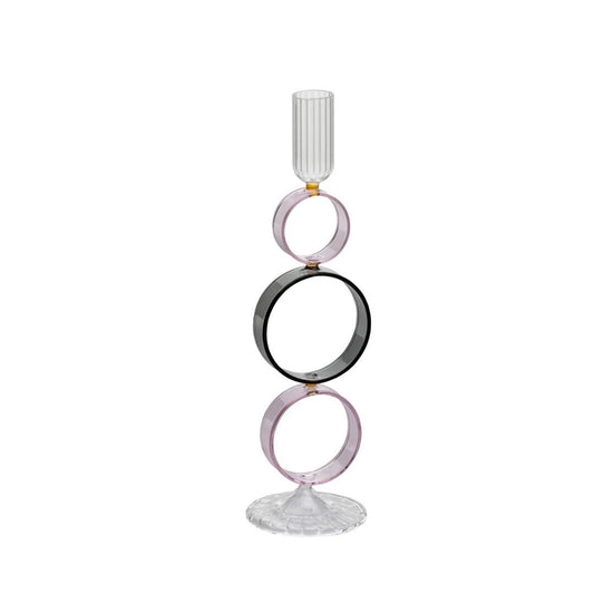 Candeliere Rings in Vetro Borosilicato –  Galbiati