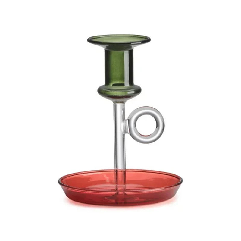 Portacandela in Vetro Borosilicato 14.5 cm - IVV