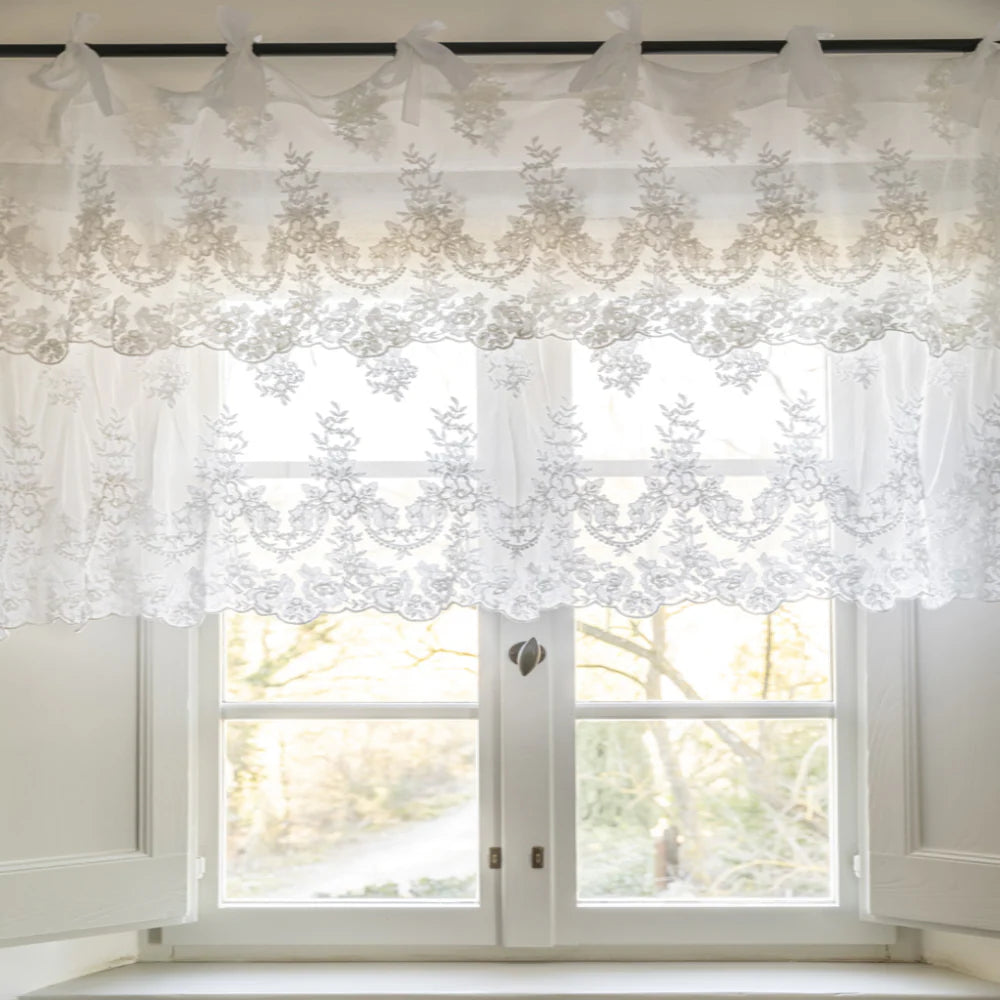Mantovane in Pizzo Versailles 160x75 h cm – Chez Moi