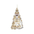 Jeweled Nutcracker Ornament Gold White 19 cm - Mark Roberts