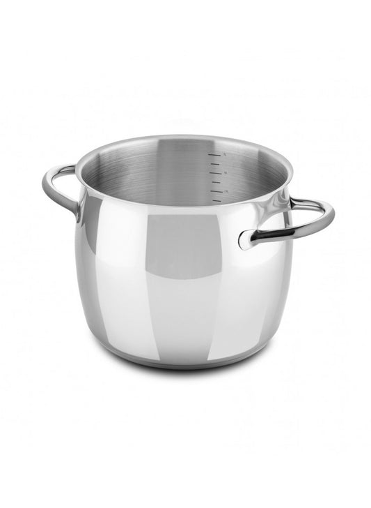 Pentola Alta "1950" in Acciaio Inox 13 Litri con Coperchio - Mepra