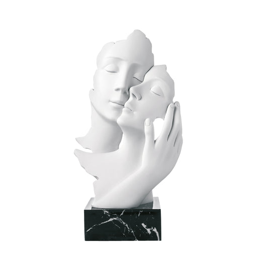 Scultura in Marmolino "Carezza d’Amore" 34 cm – Bongelli Preziosi