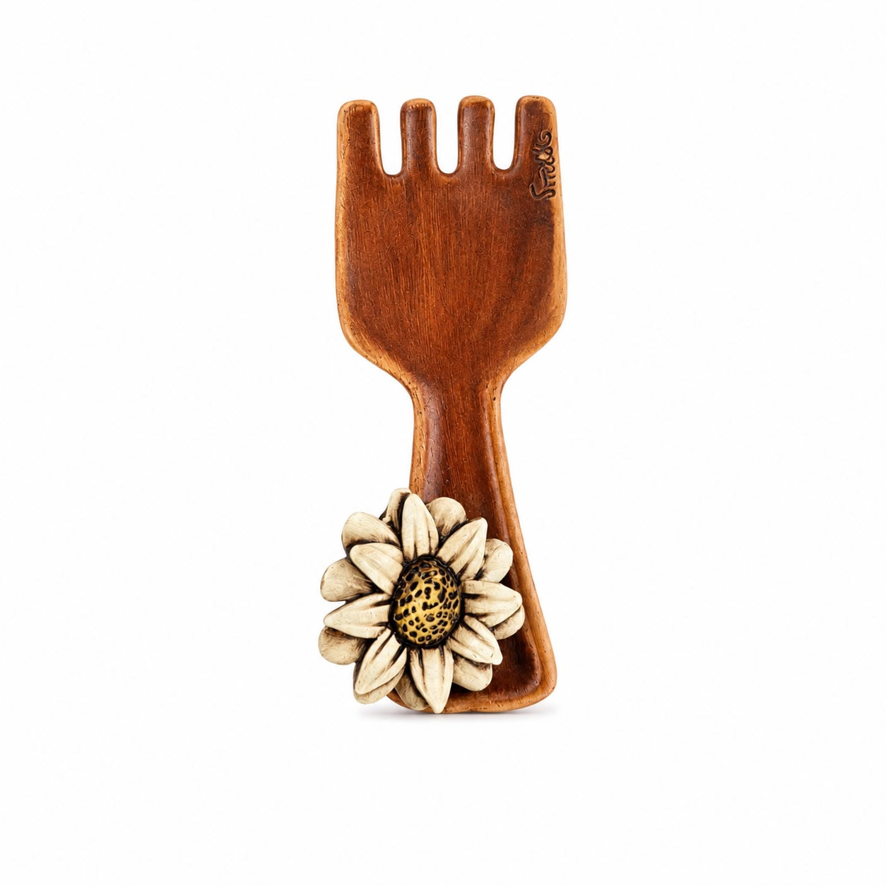 Porta Mestolo a Forma di Forchetta in Terracotta 22 cm – Vitullo