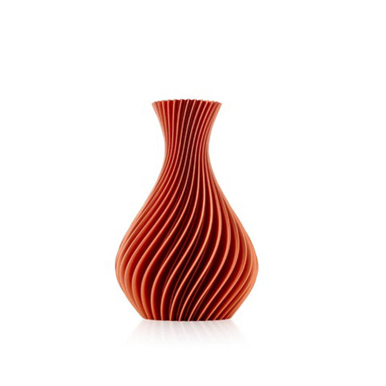 Vaso in Polimero con Effetto Plissettato 25 h cm - Madrhelen