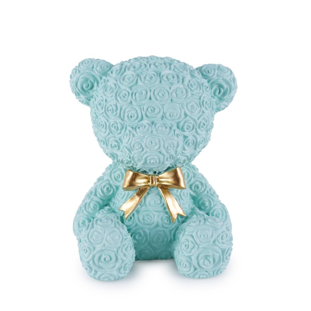 Orsetto Azzurro in Resina 6x7 cm - Henriette