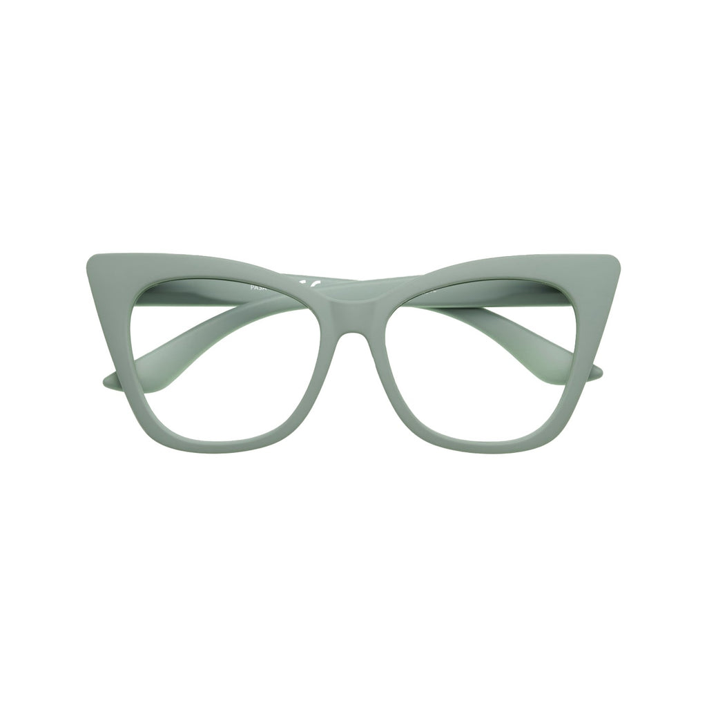 Occhiali da Lettura Oversize Panthera Verde - DoubleIce