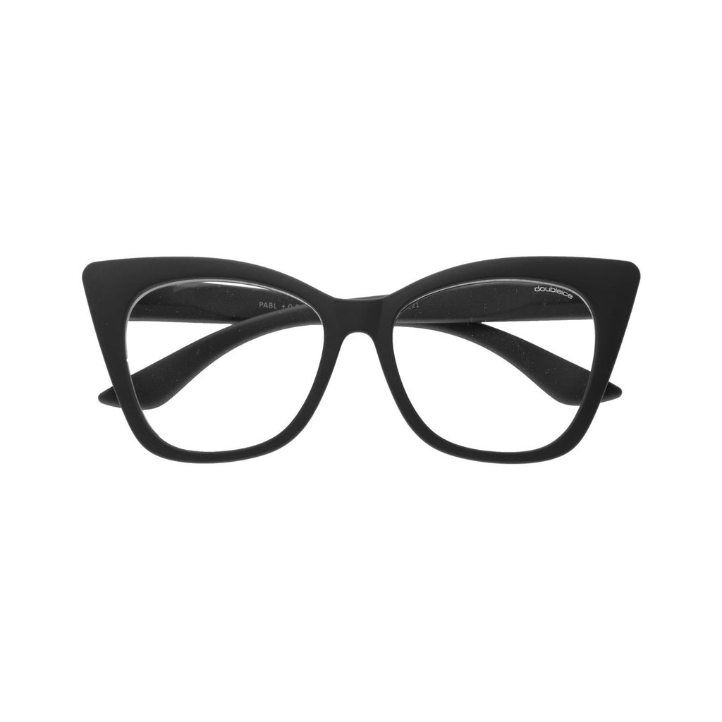 Occhiali da Lettura Oversize Panthera Nero - DoubleIce