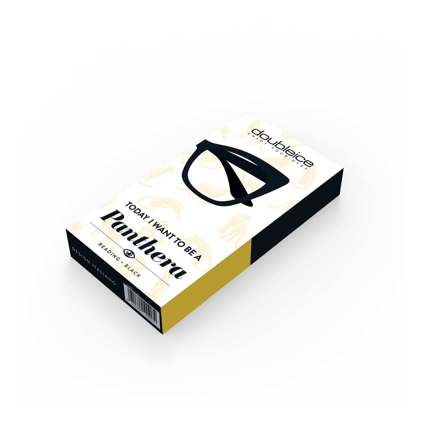 Occhiali da Lettura Oversize Panthera Nero - DoubleIce