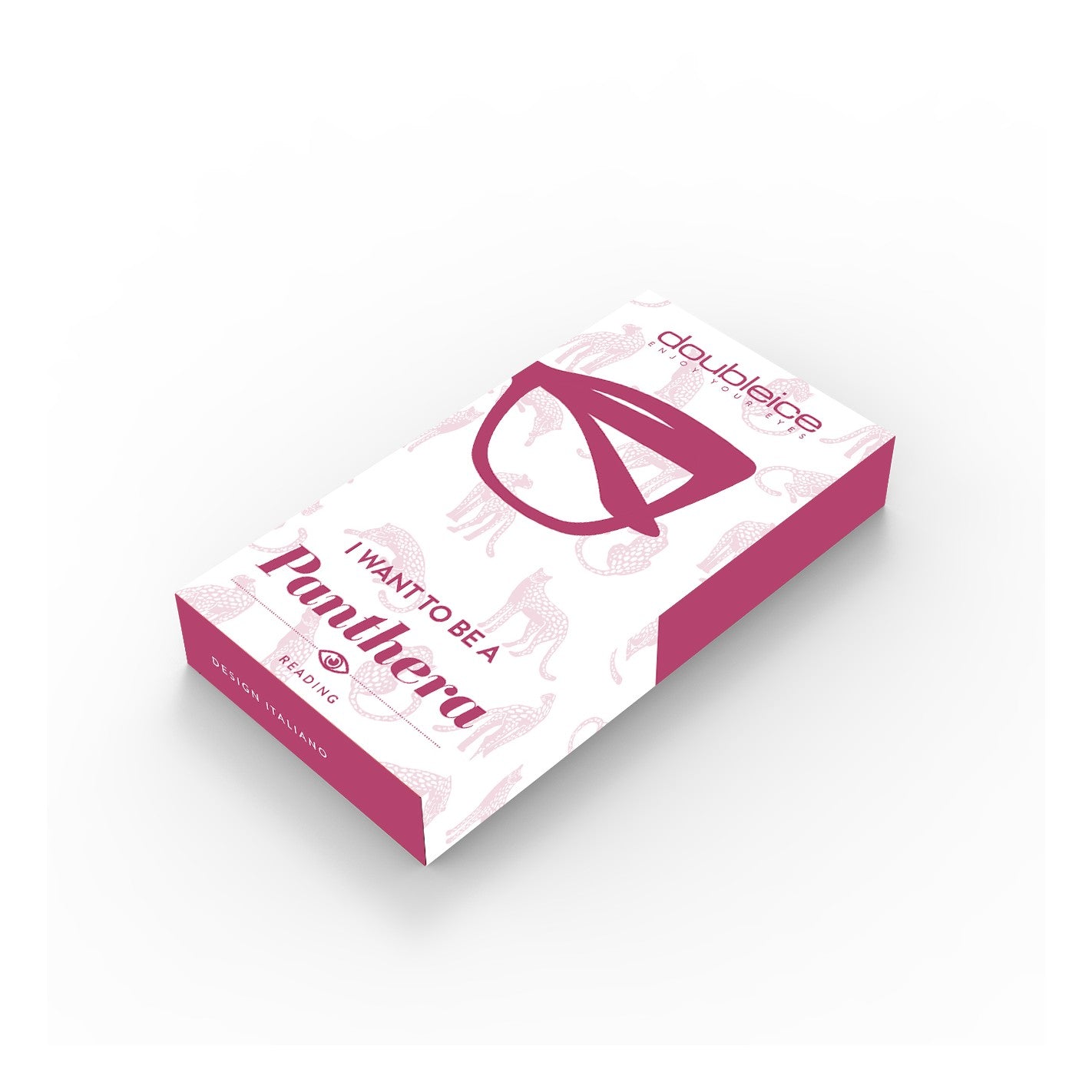 Occhiali da Lettura Oversize Panthera Rosa - DoubleIce