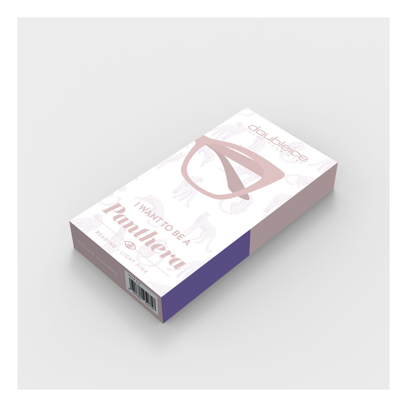 Occhiali da Lettura Oversize Panthera Rosa Chiaro - DoubleIce