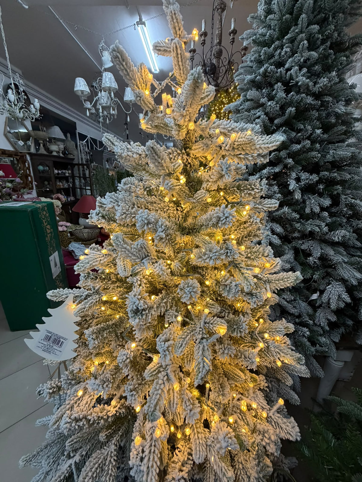 Albero Paris Innevato con 2200 Led 180 h cm - Flora