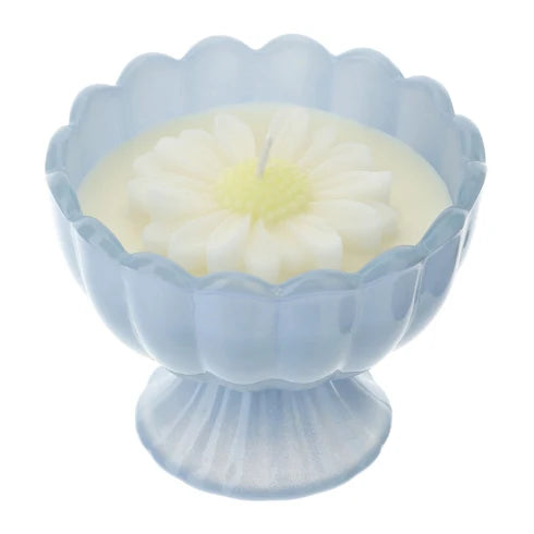 Candela Profumata Daisy in Coppetta di Vetro J’adore Ø9x8 cm - Hervit