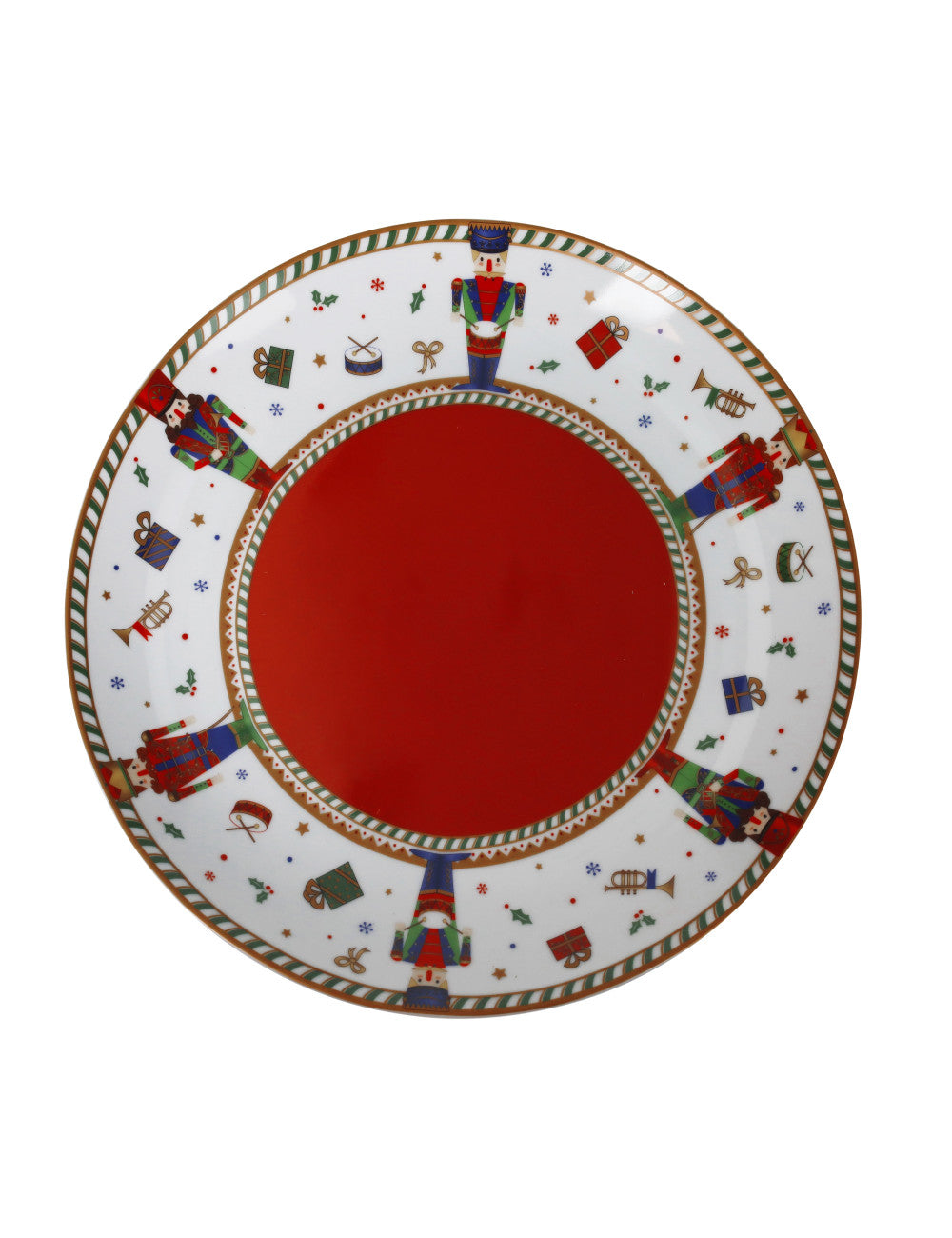 Piatto Portata con Decoro Schiaccianoci 30 cm - Brandani