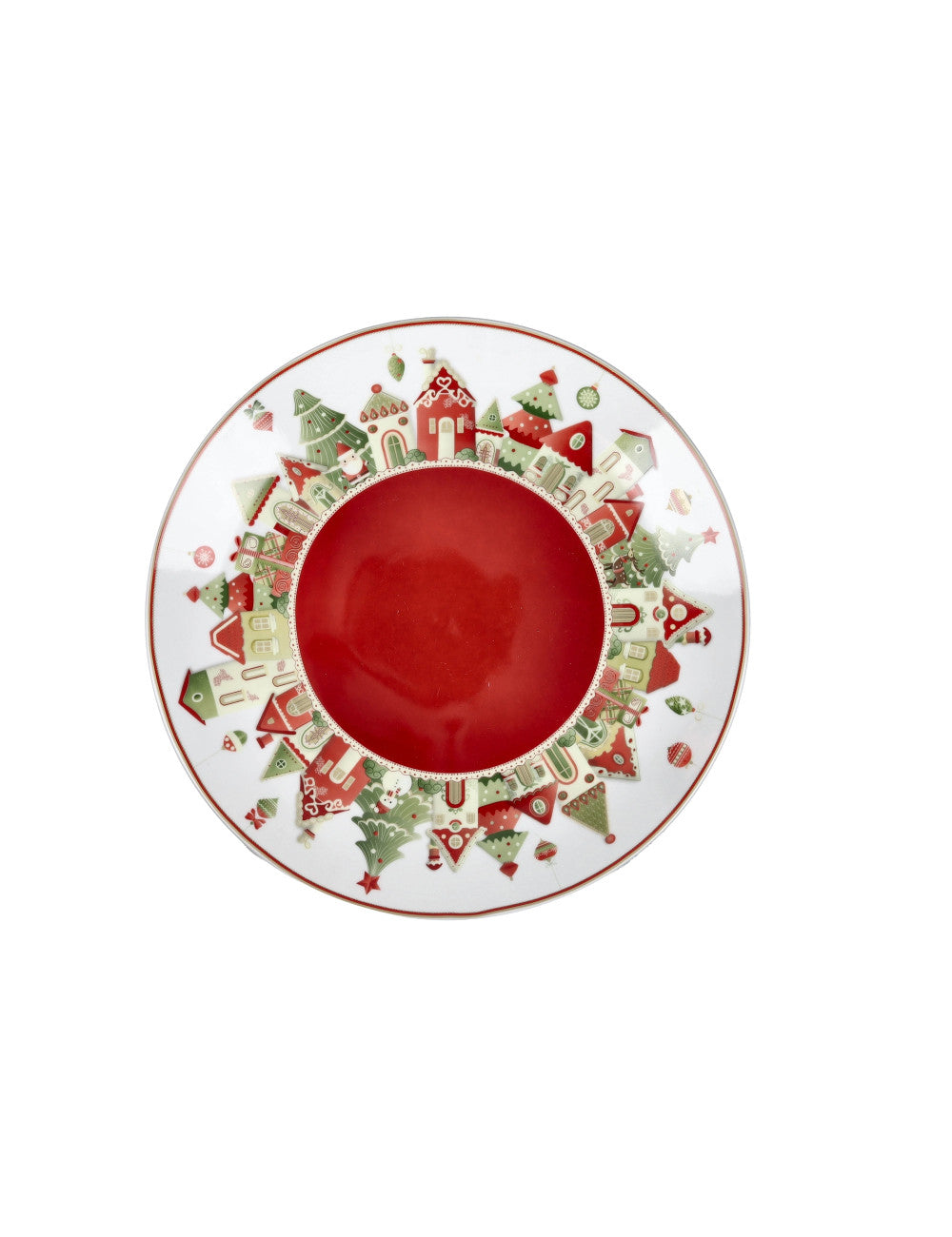 Piatto da Portata con Decoro Natalizio 30 cm - Brandani