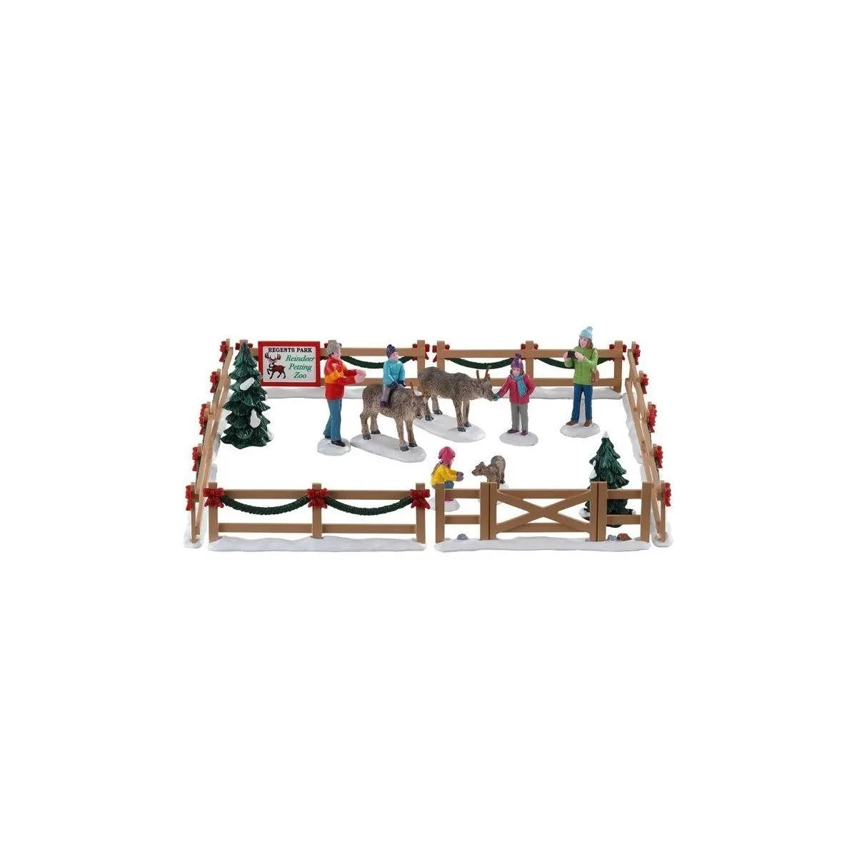 Reindeer Petting Zoo Set 17 Pezzi- Lemax