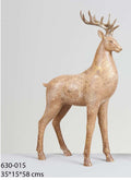 Cervo Decorativo in Resina Oro 58 cm - Belda