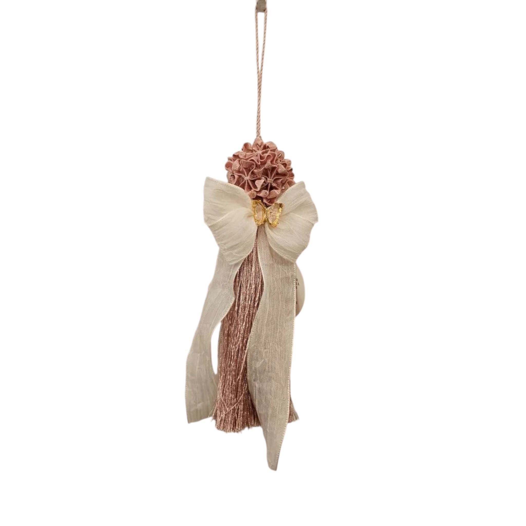 Nappa Artigianale con Farfalla 16 h cm - Fiori di Lena
