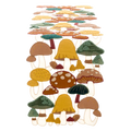 Runner in Velluto Autunnale con Funghi 114x35 cm - Blanc Mariclò
