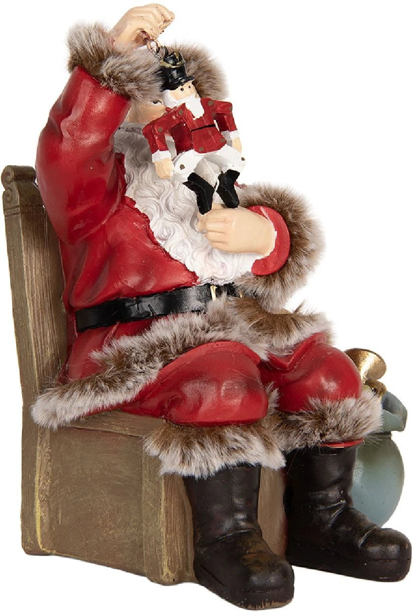 Statuetta Babbo Natale in Resina 19 h cm - Clayre e Eef