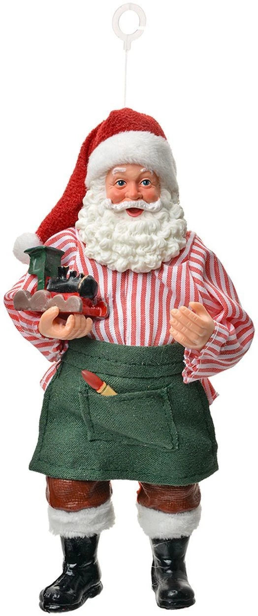 Decorazione Babbo Natale Giocattolaio 17 h cm - Clayre e Eef