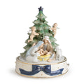 Albero in Porcellana con Sacra Famiglia 25x29 h cm - Hervit