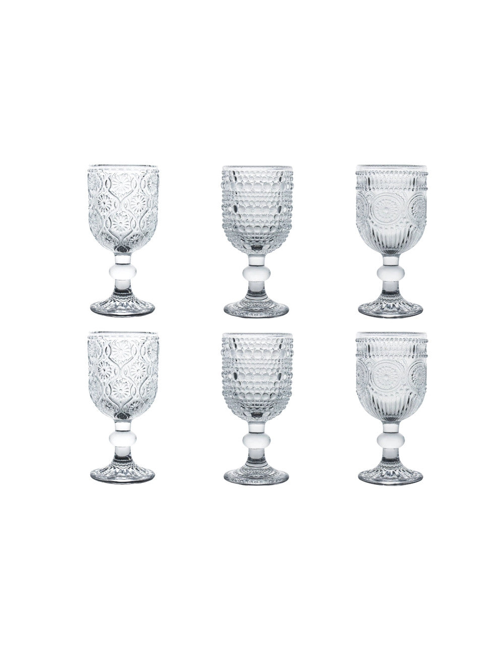 Set di 6 Bicchieri da Liquore in Vetro Decorato - Brandani
