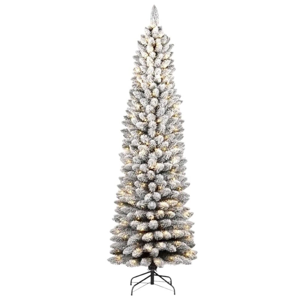 Albero Silvestre Floccato 180 cm Floccato 250 led - Flora