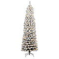 Albero Silvestre Floccato 210 cm Floccato 350 led - Flora