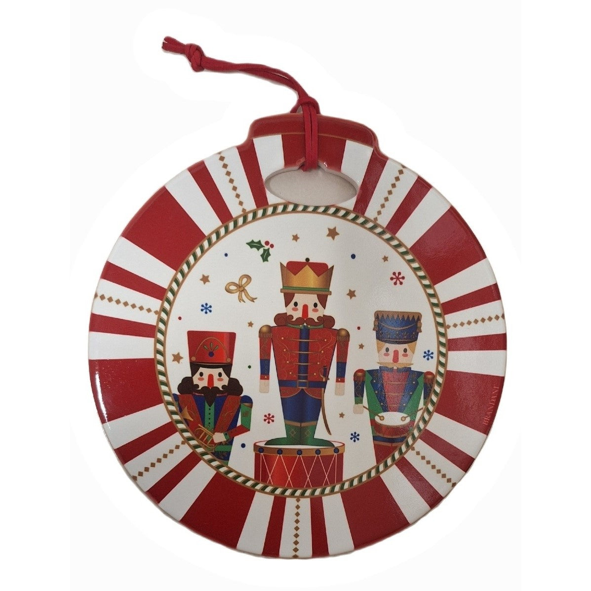Sottopentola in Ceramica con Decoro Schiaccianoci 20 cm - Brandani