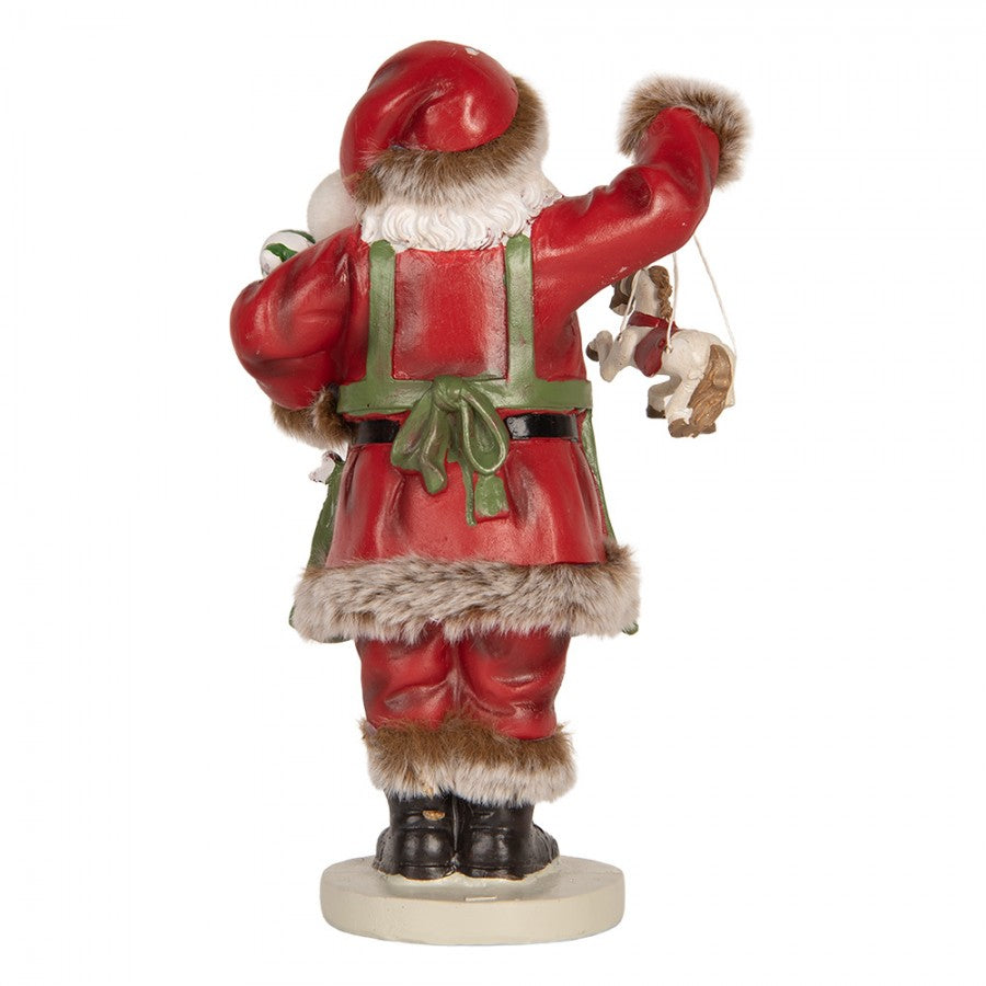 Babbo Natale in Resina con Giochi 23 h cm - Clayre e Eef