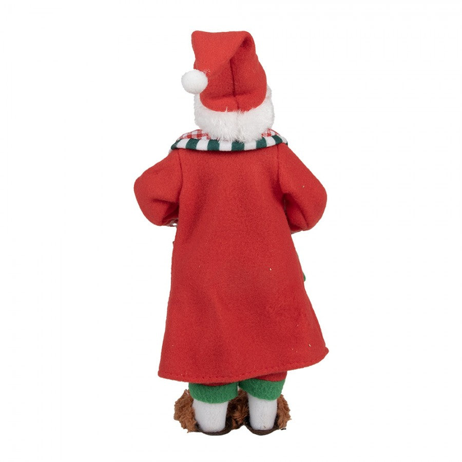 Babbo Natale in Vestaglia da Notte con Pantofole 28 h cm – Clayre & Eef