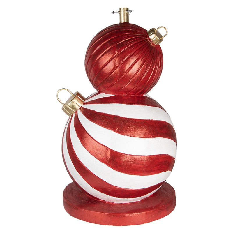 Supporto per Albero di Natale Rosso e Bianco Ø 55x84 cm - Clayre e Eef
