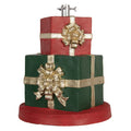 Supporto per Alberoe a Forma di Pacchi Regalo Rossi e Verdi 54 h cm- Clayre & Eef