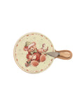 Tagliere con Decoro Teddy e Base in Bamboo - Brandani