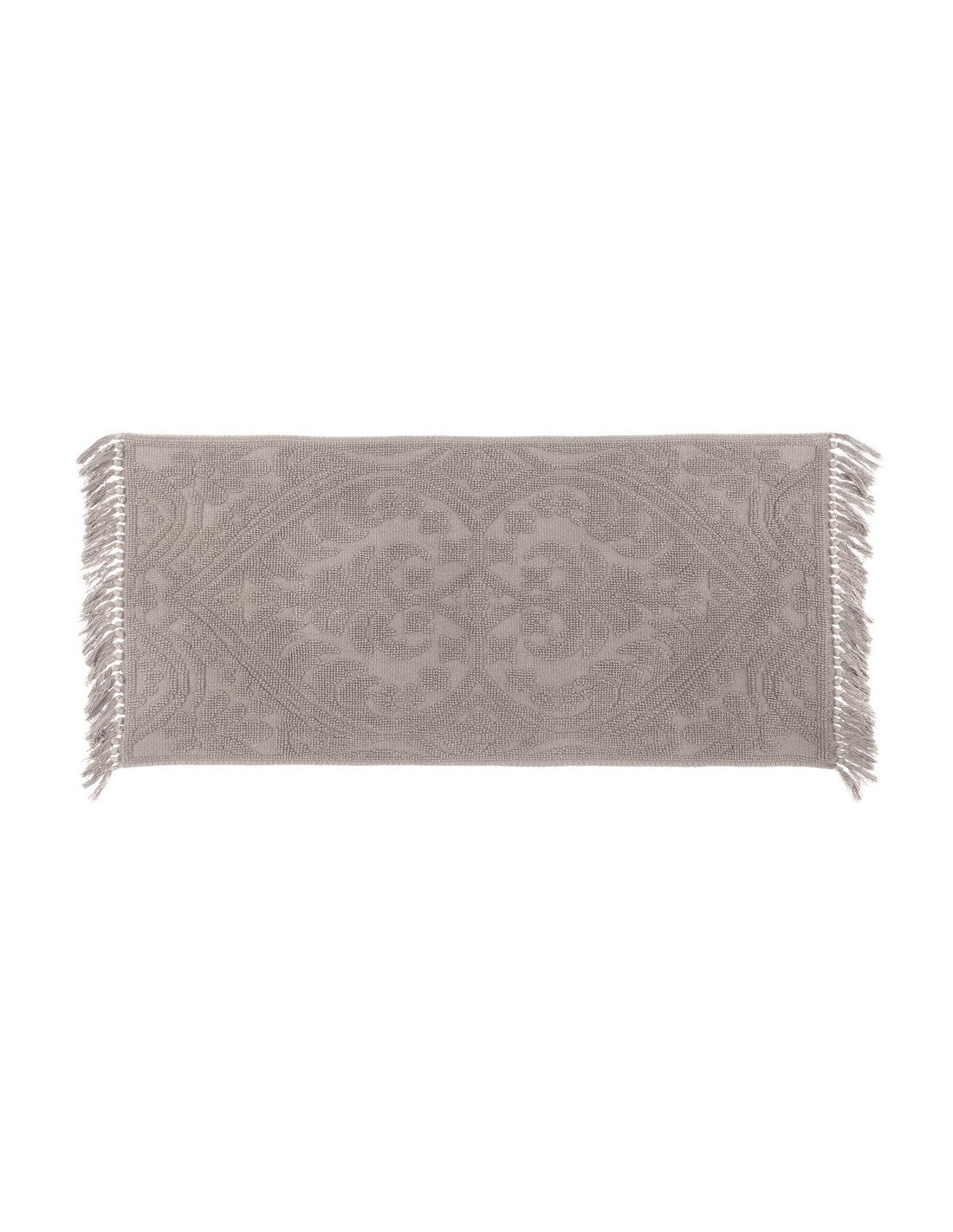 Tappeto Sabbia Jacquard in Cotone con Nappe 50x110 cm - Blanc Mariclò