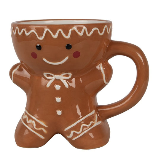 Tazza a Forma di Omino di Pan di Zenzero 325 ml - Clayre & Eef