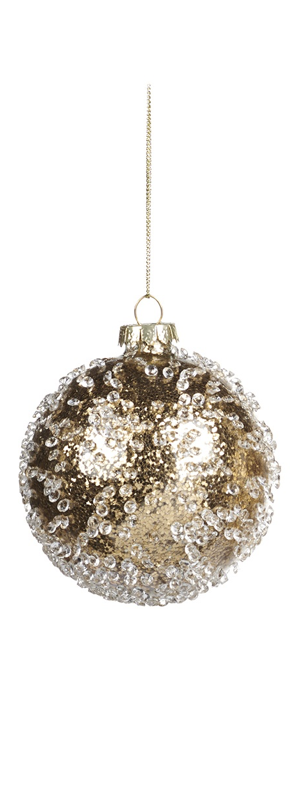 Sfera Albero Oro Varie Forme 8 cm