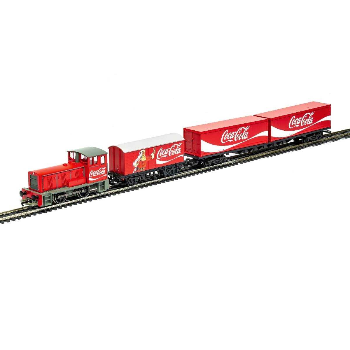 Set Trenino di Natale con Pista Ovale 110×107 cm – Coca-Cola
