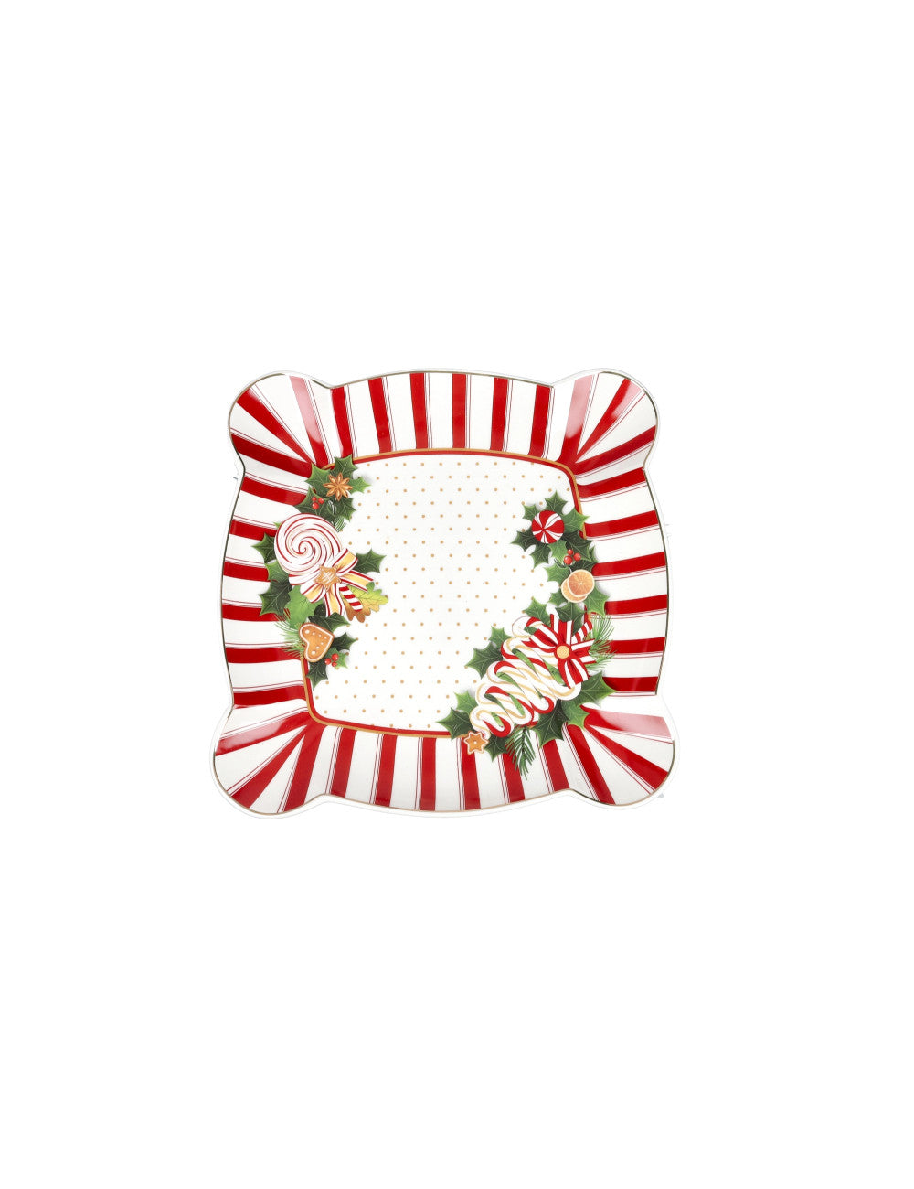 Piatto Quadrato Le Chicche 25 cm - Brandani